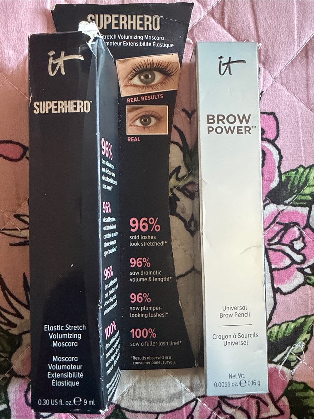 it cosmetics Superhero Mascara & Brow Power Pencil - Black